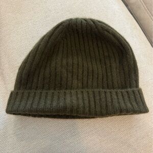 Jenni Kayne Olive Cashmere Beanie